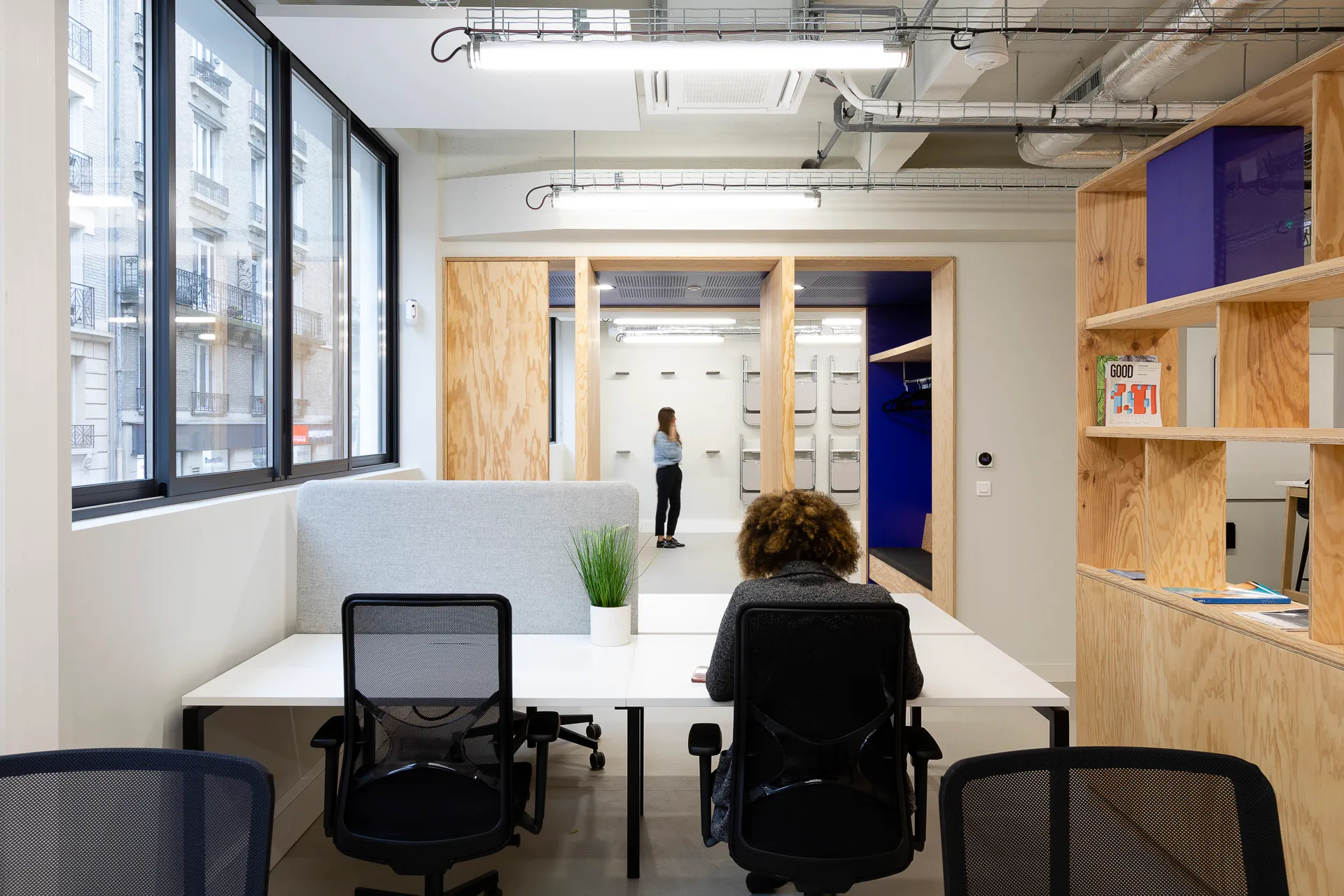 bureaux partagés bench