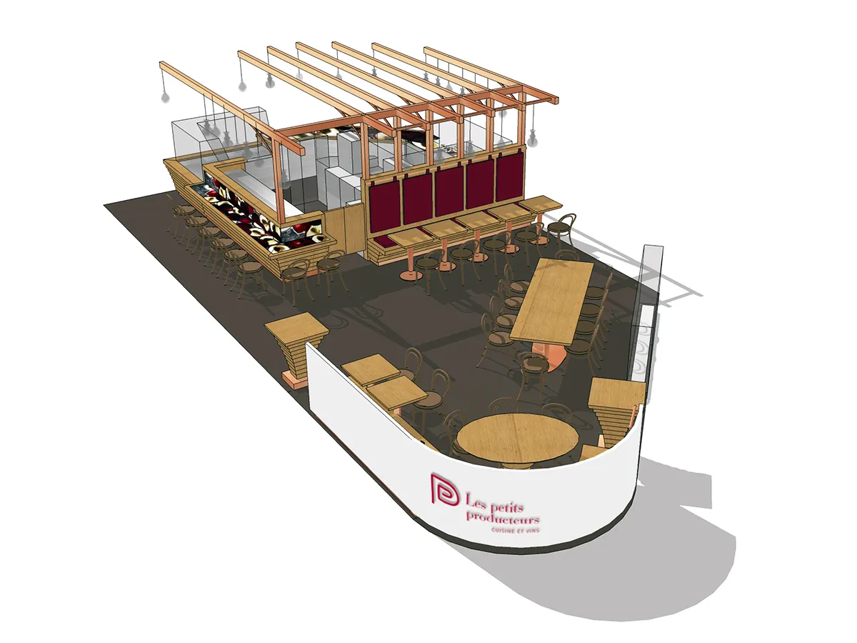 les petits producteurs kiosque restaurant vente à emporter